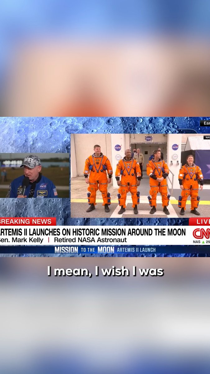 The crew of Artemis II is making our country proud. This is just the start of a new era of Moon missions and I couldn’t be more excited.