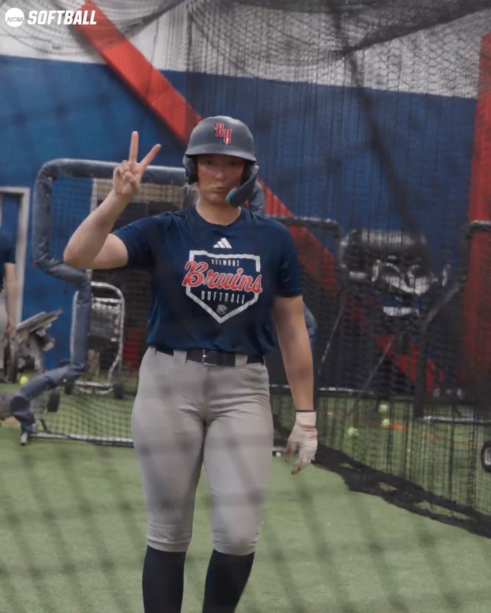Had some fun today with Belmont Softball 🐻 #NCAASoftball