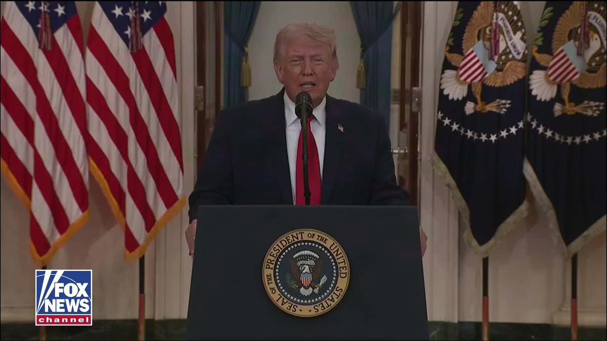 PRESIDENT TRUMP: "Let me begin by congratulating the team at NASA and our brave astronauts on the successful launch of Artemis II." "These are brave people...God bless those four unbelievable astronauts."
