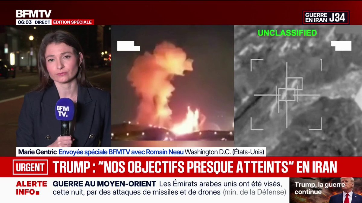 Aux US de nombreux journalistes soulignent que Trump n’a rien dit de vraiment nouveau dans son adresse à la nation La presse américaine s’attendait à une annonce majeure (la fin de la guerre ou l’envoi de troupes au sol) Ce n’est ni l’un ni l’autre BFM