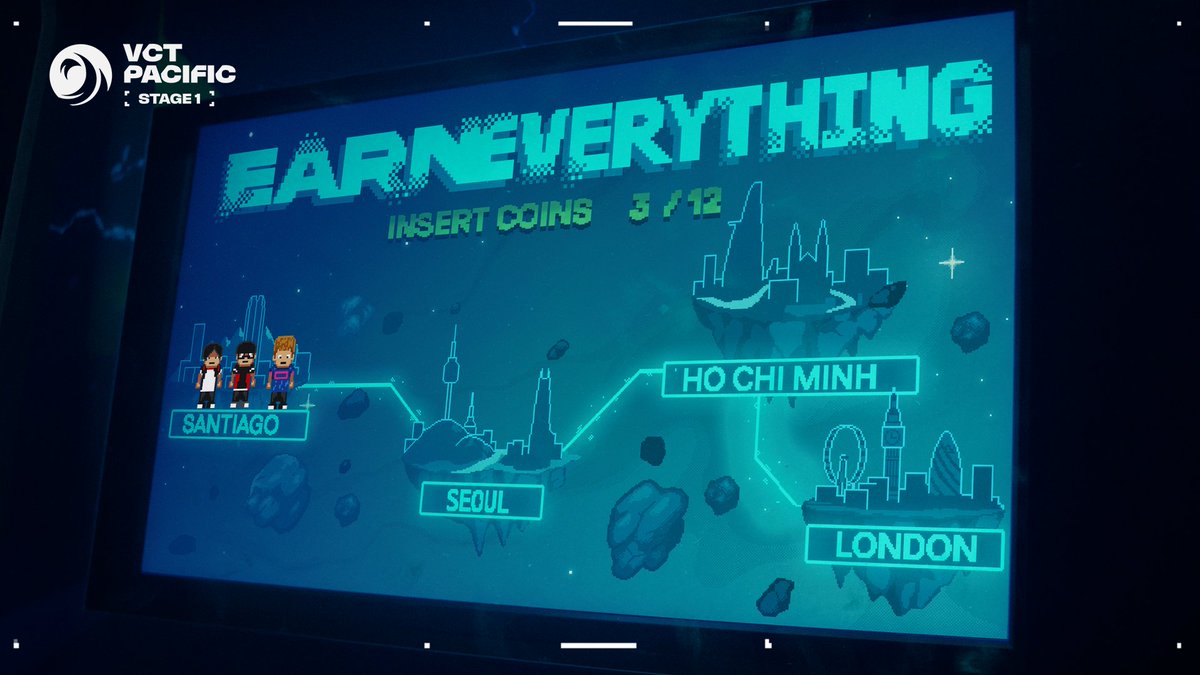 👾 INSERT COIN HERE 👾 The next stage of #VCTPacific is unlocked, and there are no shortcuts to Ho Chi Minh! Ready to earn everything?