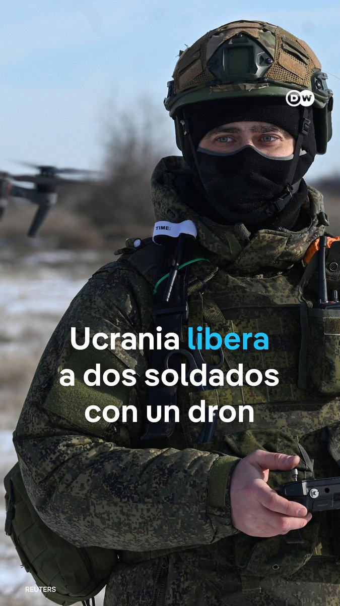 🇺🇦🇷🇺 | GUERRA UCRANIA-RUSIA: Ucrania afirma haber liberado dos prisioneros de guerra ucranianos con ayuda de drones.