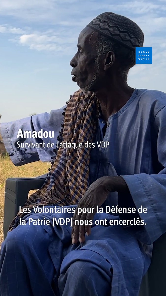 Au #BurkinaFaso l’armée et ses milices ainsi que le GSIM, un groupe armé islamiste ont tué plus de 1 800 civils et déplacé de force des dizaines de milliers d'autres depuis 2023. Notre enquête conclut à des crimes de guerre et crimes contre l'humanité ⤵️