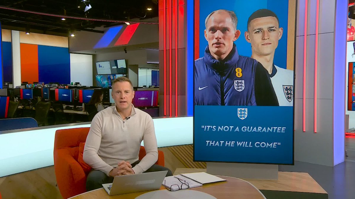 Thomas Tuchel says Phil Foden is not guaranteed a place in England's World Cup squad after struggling to make an impact in March's friendlies 🏴