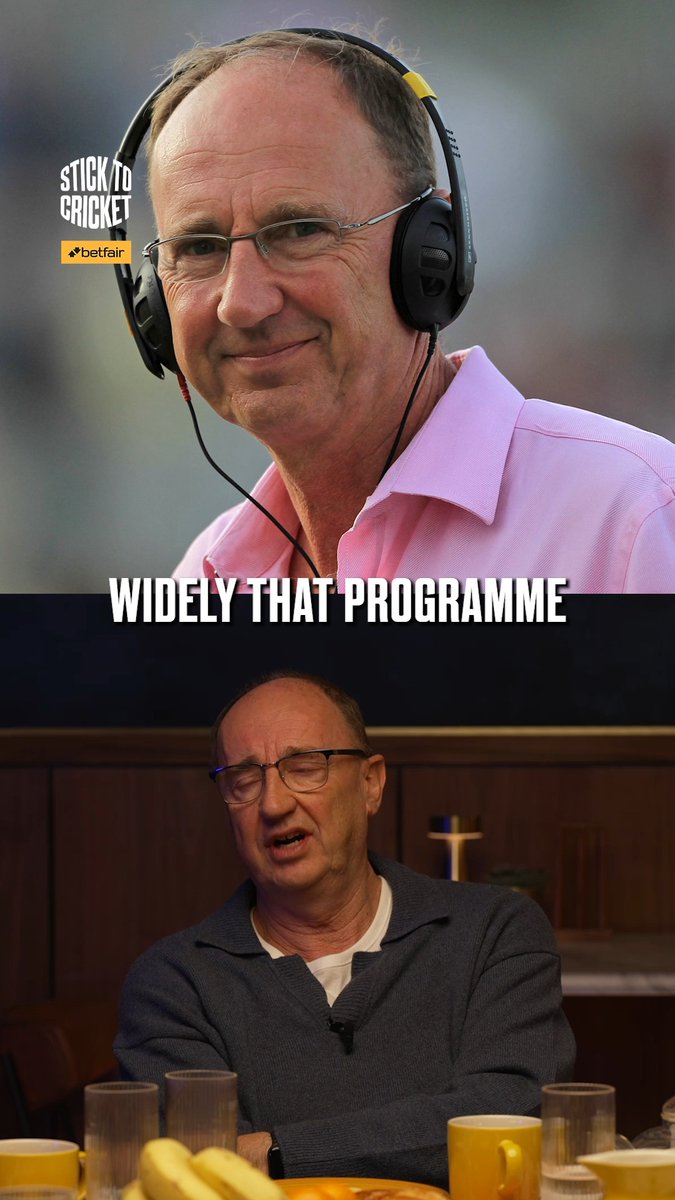 “You’re less handsome than you sound!” 😂 Life as a TMS commentator.