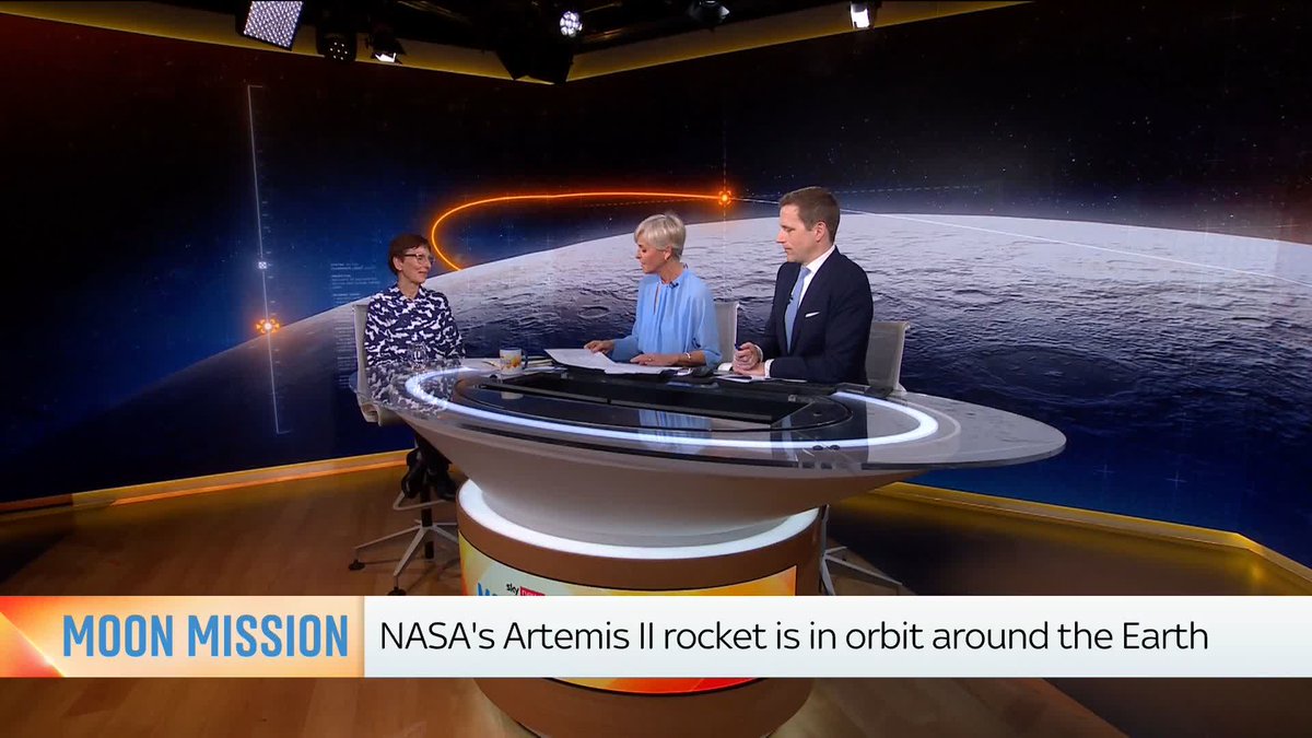 First British person in space, Helen Sharman, talks to Mornings about the prospect of having people landing and working on the moon as she says that NASA's Artemis II mission is the "beginning of a new phase" ⬇️
