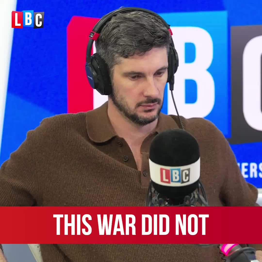 "You need to look at what happened in the Second World War." "You need to find the definition of the word 'occupy'." Tom Swarbrick debates with caller Ali, who compares the Iran War to the Nazis' actions in WWII.