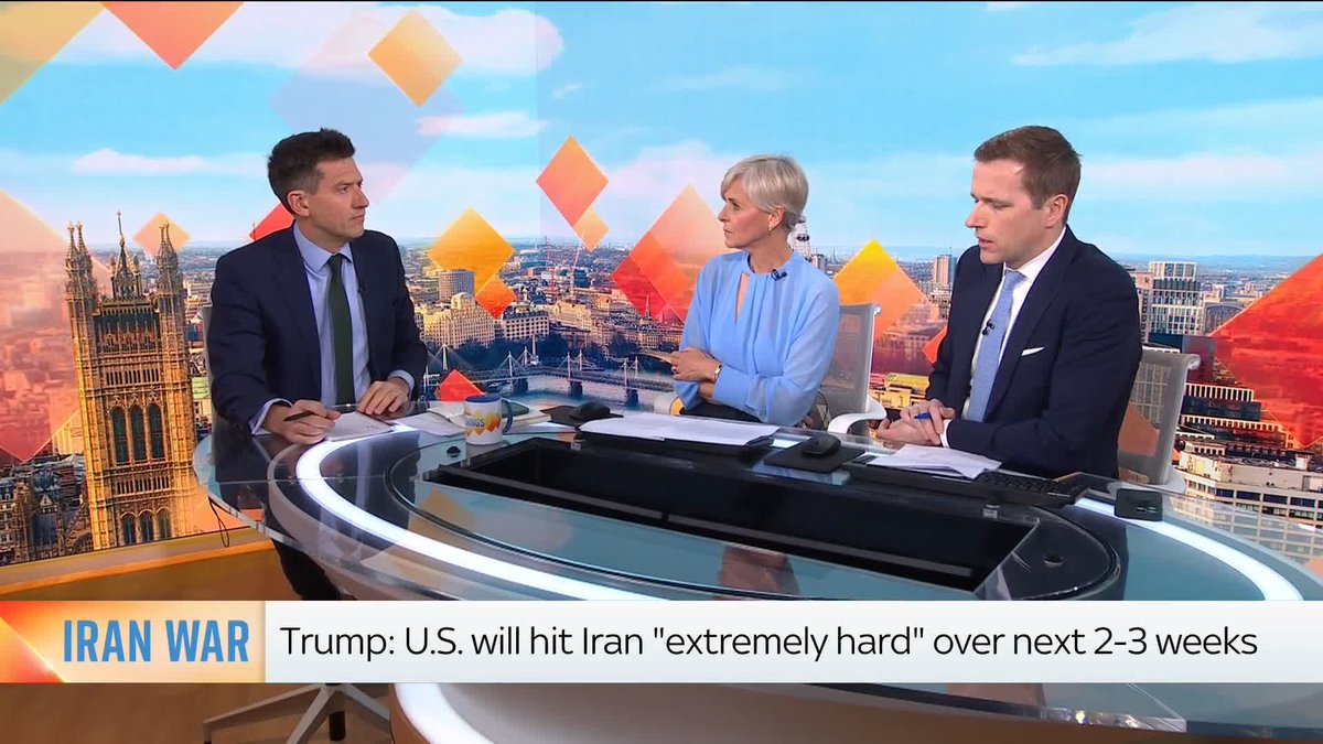 'Even if Trump walks away from this, Iran retains that control, and I think that is a fundamental dilemma for him.' Sky's Dominic Waghorn joined Anna Jones & Wilfred Frost to give his analysis on the U.S. president's White House speech ⬇️
