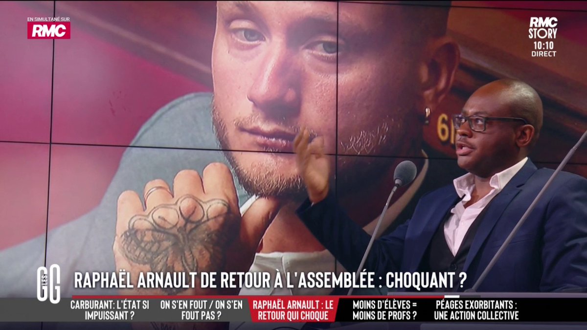 🔴Le député LFI Raphaël Arnault est de retour à l’Assemblée 🎙️Abel Boyi: "Je suis contre tous les groupes d'extrême droite ou d'extrême gauche, je suis contre toutes les milices. Mais ce n'est pas Raphaël Arnault qui a tué Quentin Deranque" #GGRMC