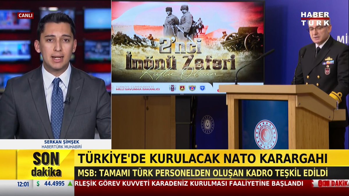 #SONDAKİKA -Türkiye'de kurulacak NATO karargahı MSB: "Tamamı Türk personelden oluşacak kadro teşkil edildi."