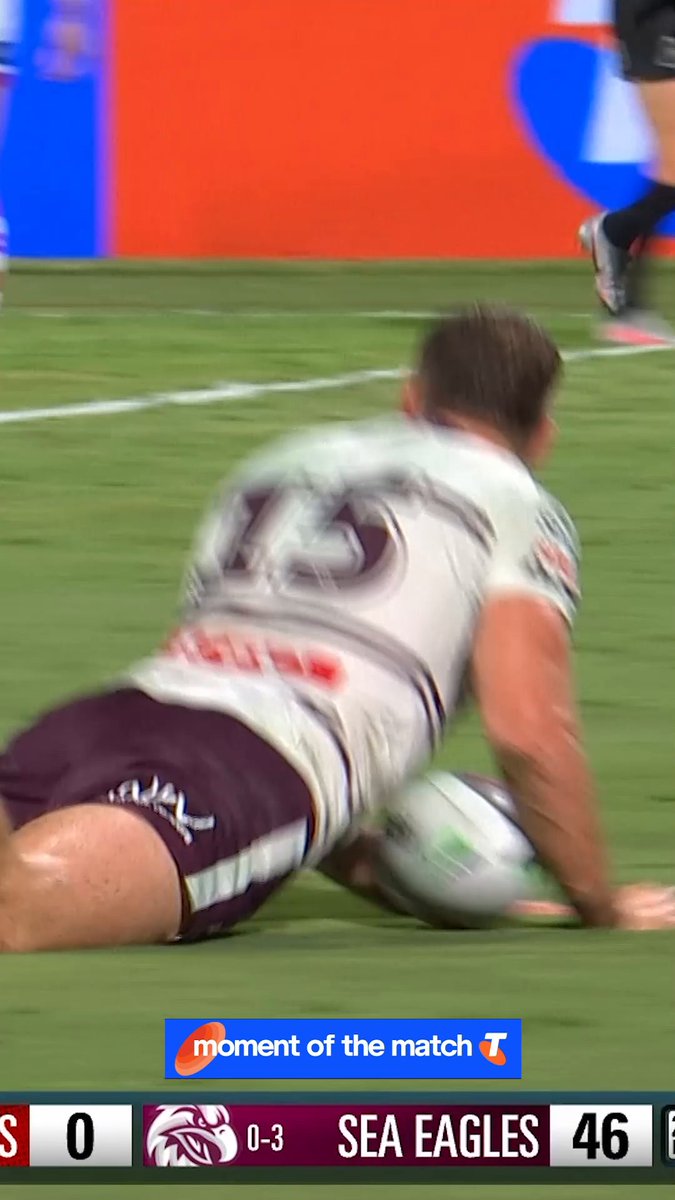 The Sea Eagles turned it 🔛 tonight! Telstra Moment of the Match