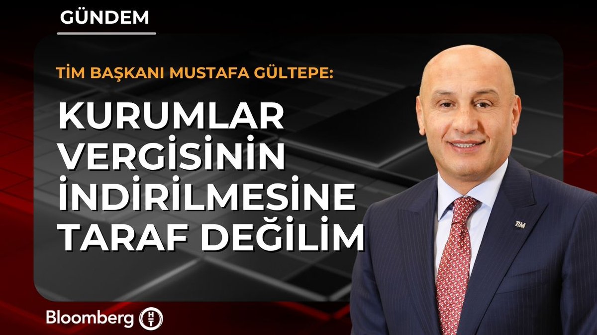 TİM Başkanı Mustafa Gültepe: 📍 Kurumlar vergisinin indirilmesine taraf değilim 📍 Reeskont kredilerindeki faizlerin düşürülmesi daha faydalı olur