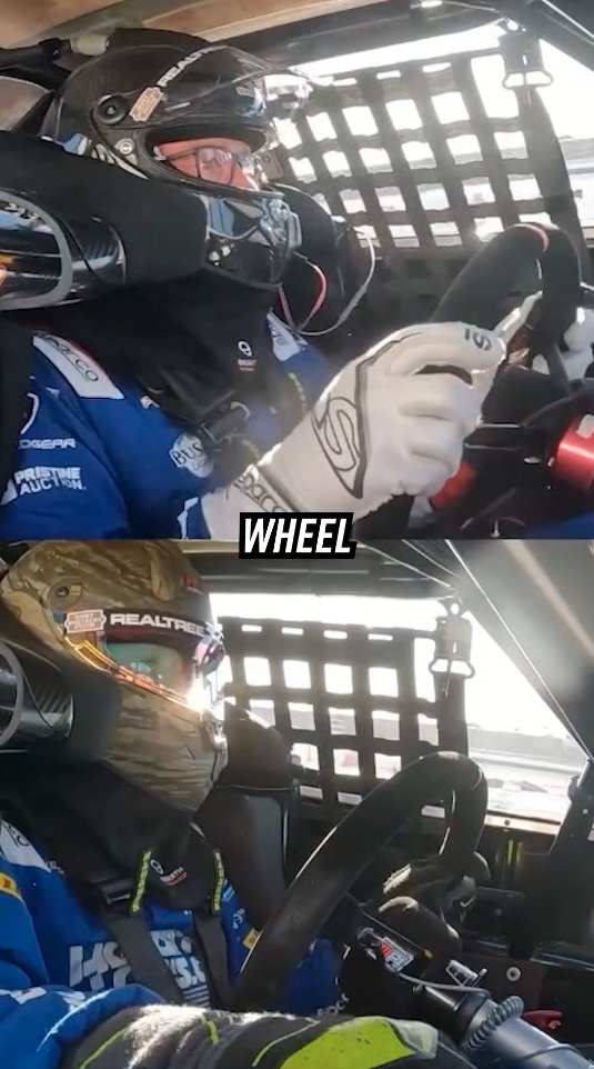 Like father, like son. Take a look at the driving styles of Kevin Harvick and Keelan Harvick. Will Buxton: "I'm not sure which is which, mate."