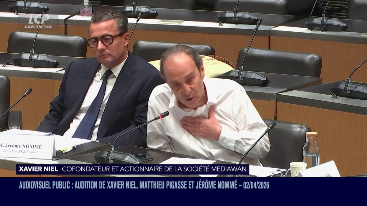 Xavier Niel critique le rapporteur Charles Alloncle : "Ce sont des dizaines de millions d'euros que vous avez pris dans la poche des Français pour servir votre notoriété personnelle." #DirectAN