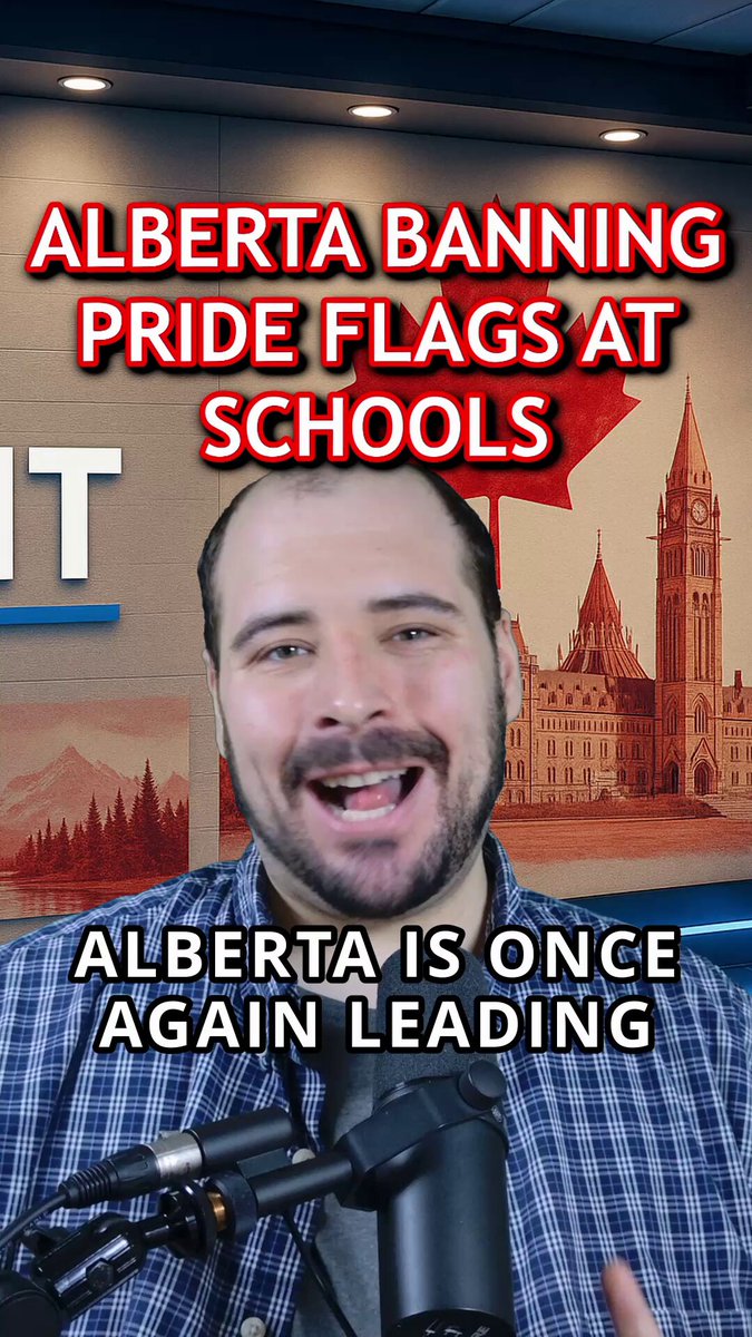 Alberta is once again leading the way! The UCP government has introduced Bill 25 to ban political ideology, symbols, and flags from classrooms and schools. It's a shame that the politicization of schools has come to the point where this is necessary. Bravo Alberta!