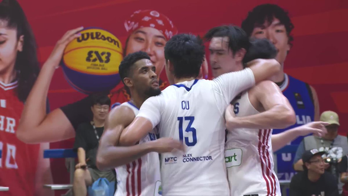 What a game! Philippines 🇵🇭 beat Thailand 🇹🇭 in a thriller to qualify for the Main Draw 🥶 #3x3Asia