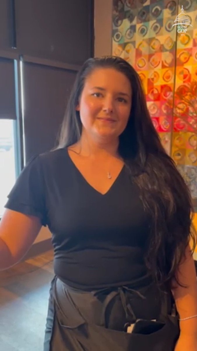 “I LOVE IT!” 💰✅ Listen as this mom of four shares why she’s excited about NO TAX ON TIPS! President Trump and House Republicans are delivering for hardworking Americans.