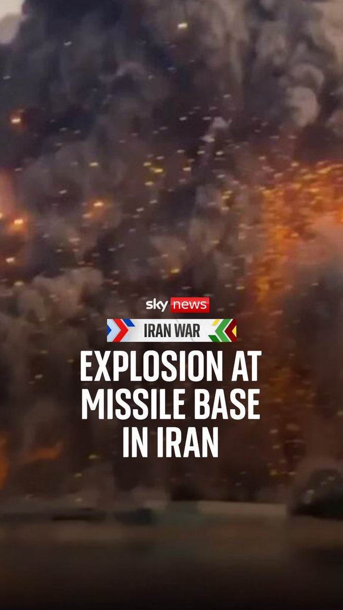 Smoke was seen rising following an explosion at a missile base in the Isfahan province. Iran war latest: