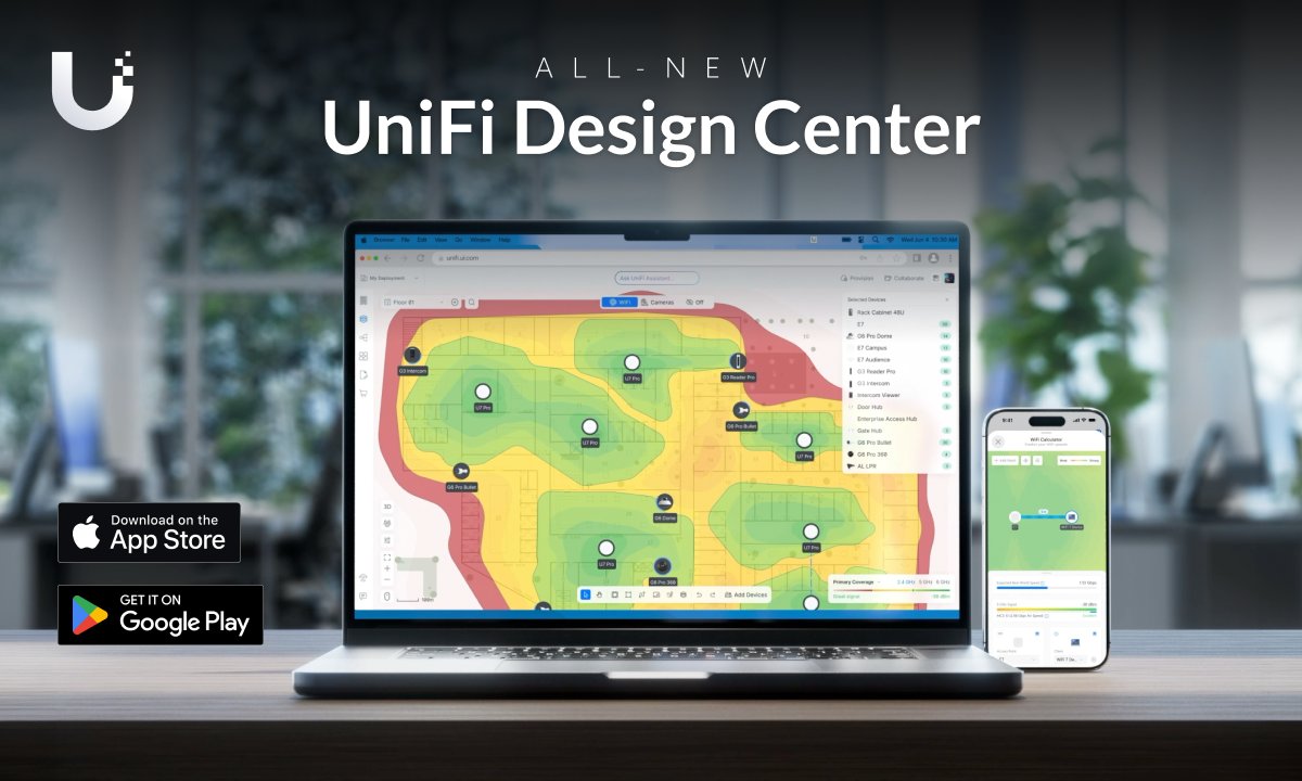 Meet the all-new UniFi Design Center Plan complete deployments across networking, physical security, and more. 🔹 Digital Twin configurator 🔹 Live collaboration from anywhere 🔹 Side-by-side comparisons with real-time guidance Learn more: