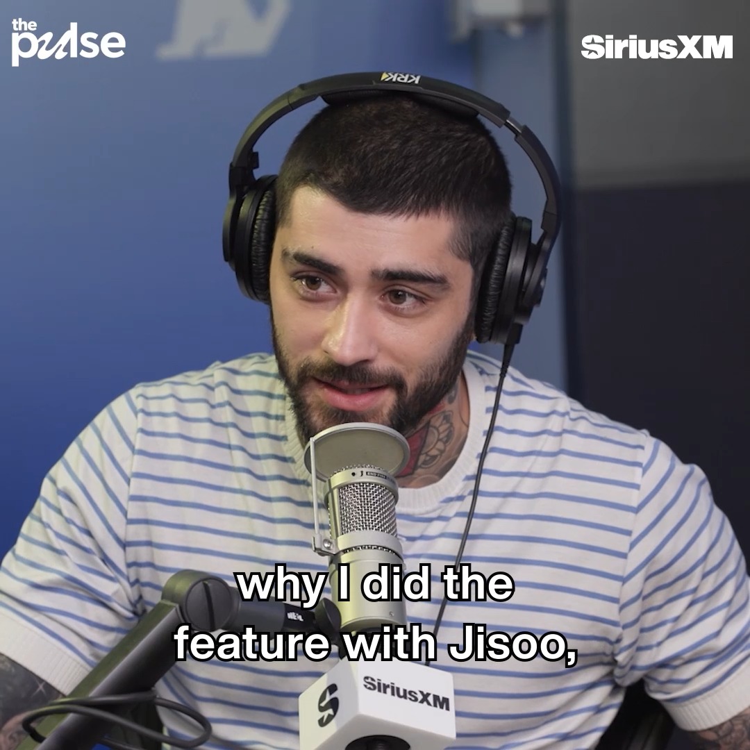 .zayn got some major “dad points” from his daughter after collaborating with #JISOO. 👏💯 Listen to his full interview with Brady On SXM: