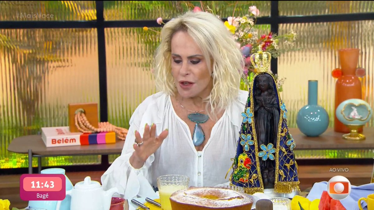 SOCORRO! Ana Maria Braga falando no 'Mais Você' que caiu na nossa pegadinha de 1º de abril. 😂🤣