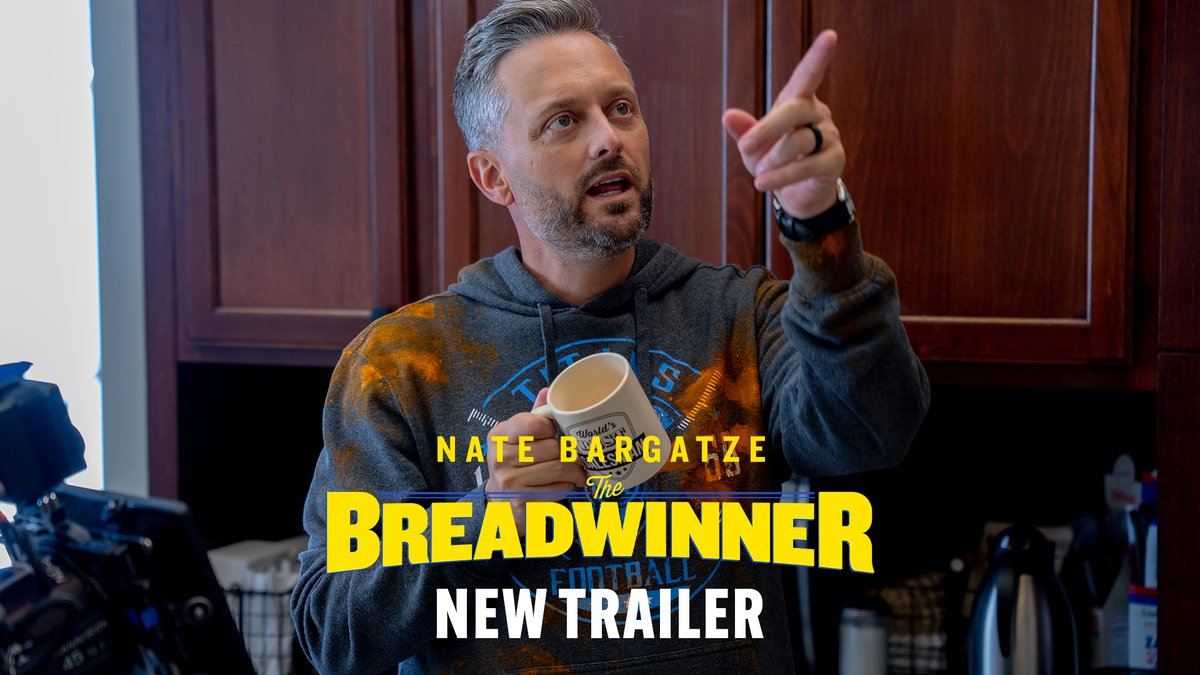 Let the dad era begin. Watch the new trailer for #TheBreadwinnerMovie starring Nate Bargatze and Mandy Moore - exclusively in theatres May 29. Get tickets now.