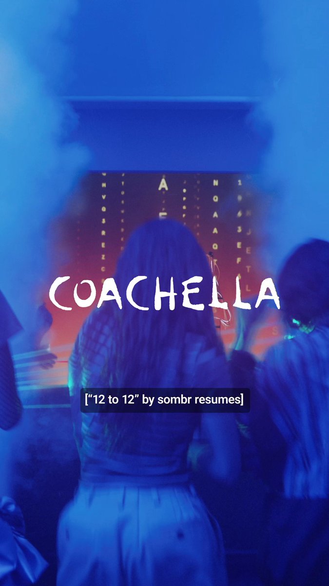 be there from anywhere. the Coachella livestream starts april 10, only on youtube. 🎡