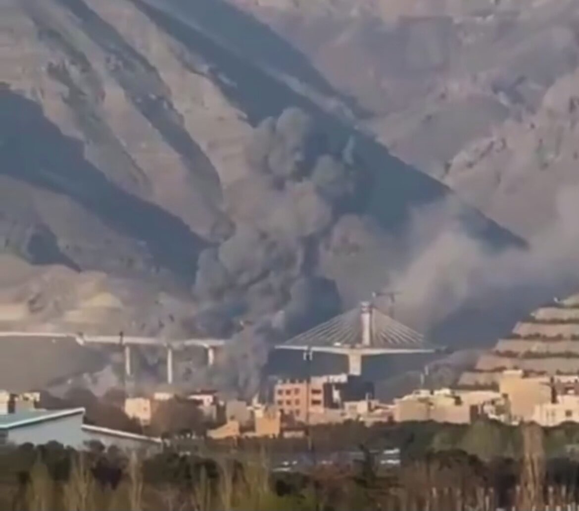 Earlier today, the B1 Bridge on the Karaj Northern Bypass in western Tehran, Iran was targeted in a U.S. and/or Israeli strike, amidst an uptempo in joint U.S.-Israeli strike operations, announced by U.S. President Donald J. Trump last night.