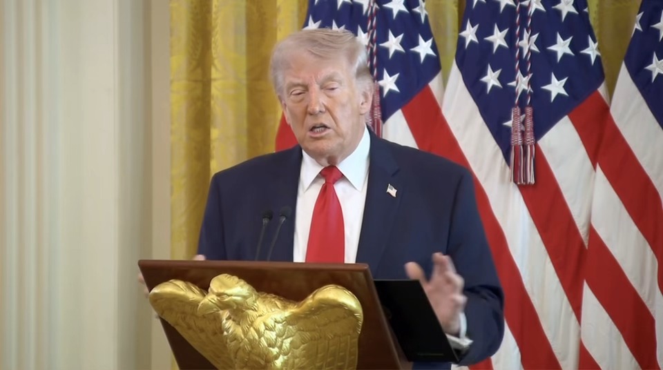 WATCH: The White House took down this video, but we still have it. Trump: We can't take care of daycare. We're a big country. We're fighting wars. It's not possible for us to take care of daycare, Medicaid, Medicare, all these things.