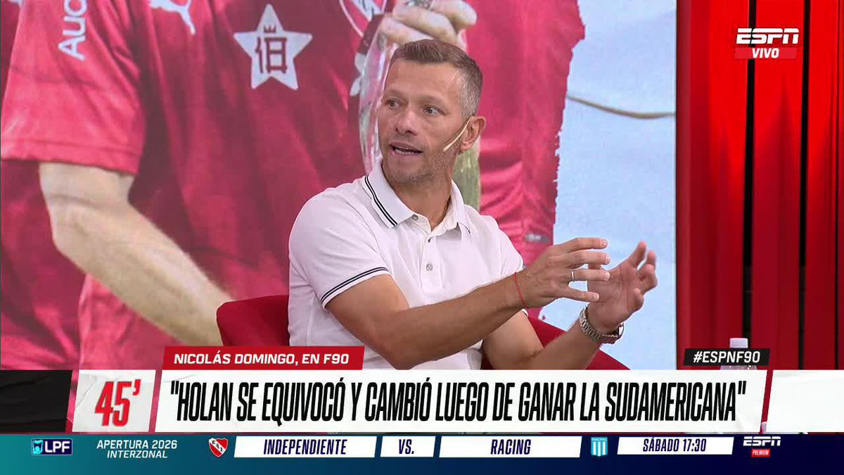 Nicolas Domingo destruyó a Ariel Holan y empieza a quedar claro que la salida del técnico en 2019 fue por razones que van más allá de las futbolísticas. 7 años después se confirma la cama de la que hable siempre. Se cagaron en #Independiente. Todos.