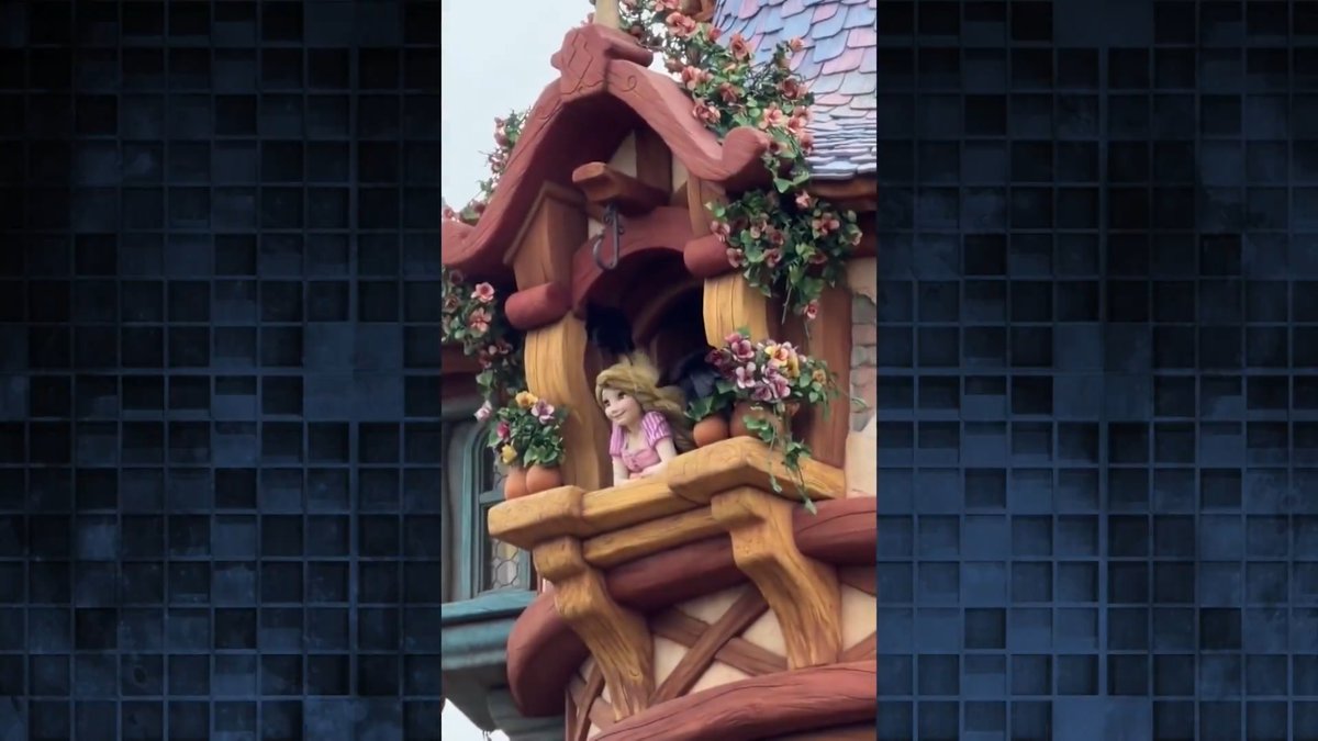 After the Olaf robot in Disneyland Paris malfunctioned, Tokyo Disney ran into an issue with their Rapunzel robot when some crows started eating her hair 🤣 #FallonTonight