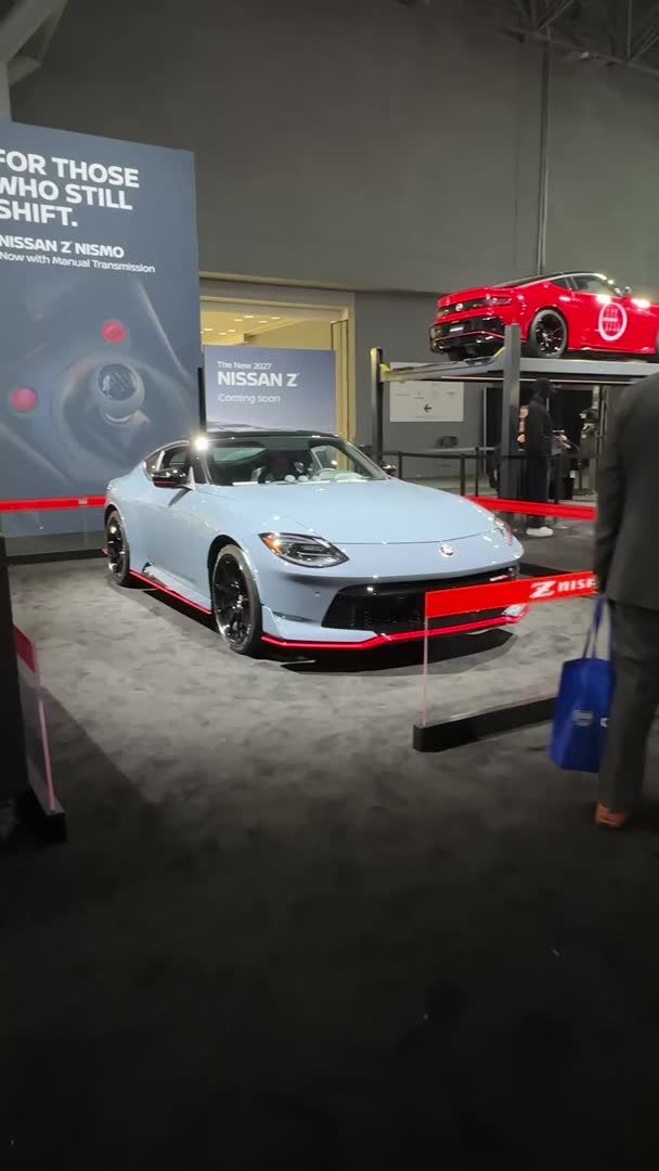 The 2027 Nissan Z NISMO finally offers a manual transmission, and the standard Z earns a modest facelift. The NISMO also inherits the Nissan GT-R's front brakes, and there's a new paint color called Shinkai Green Pearl Metallic.