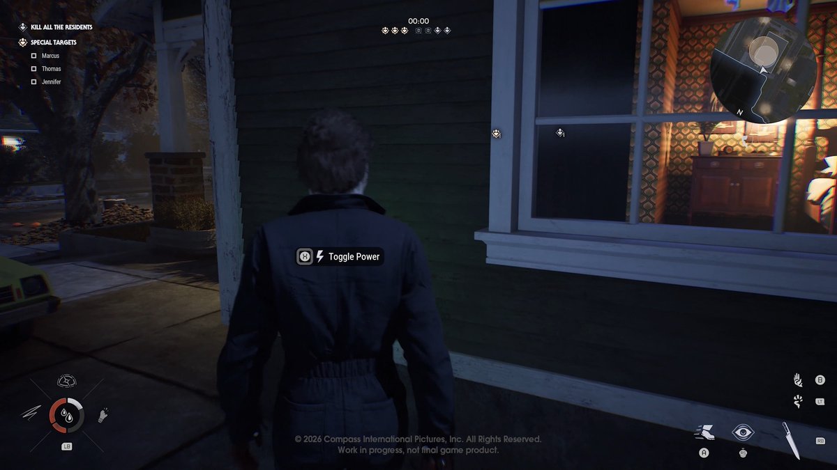 Cut the 🔌 then finish the job 🔪 Michael benefits from embracing stealth and strategy when hunting his victims.