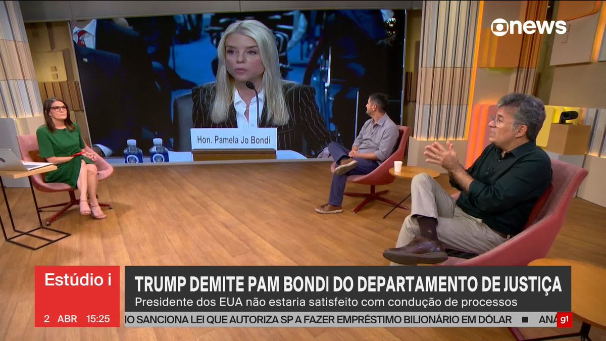 Trump demite procuradora-geral dos EUA. Pam Bondi sofreu desgaste por cobranças de documentos do escândalo Epstein. Marcelo Lins repercute. #Estúdioi ➡ Assista à #GloboNews: