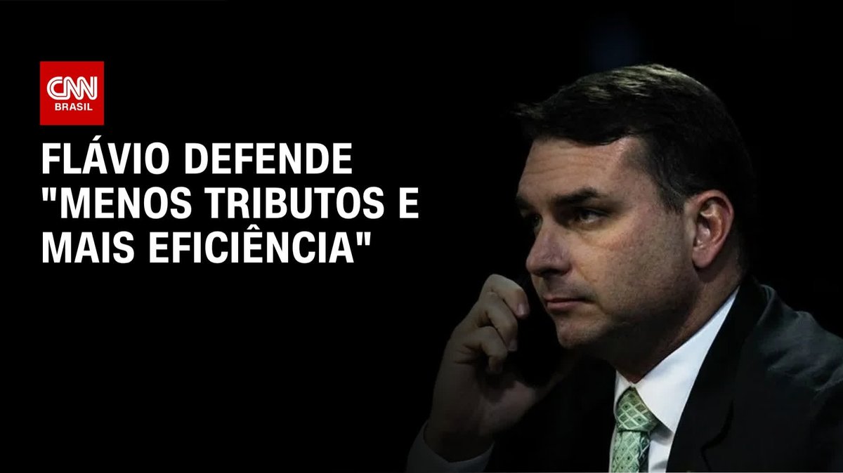 Flávio defende "menos tributos e mais eficiência"; assista #CNN360º
