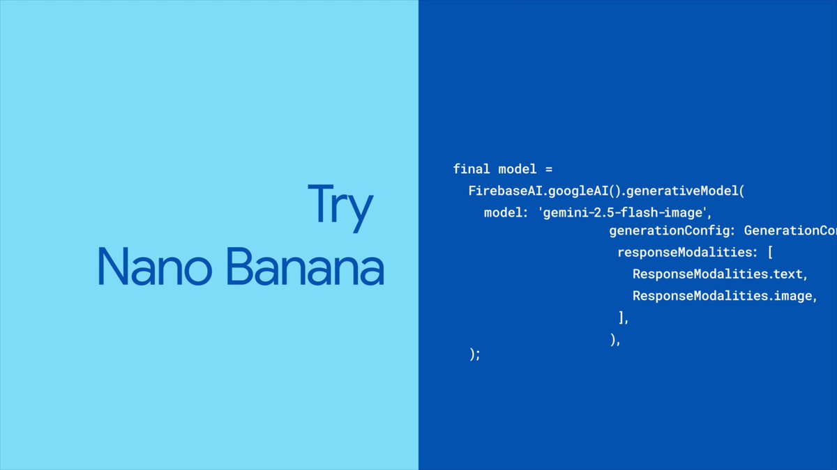 Integrate Gemini and Imagen APIs into your Flutter applications using the `firebase_ai` package 🪄🔥 In this video, you'll discover different model types for generative content and image generation, constructing multi-modal prompts, and handling responses.