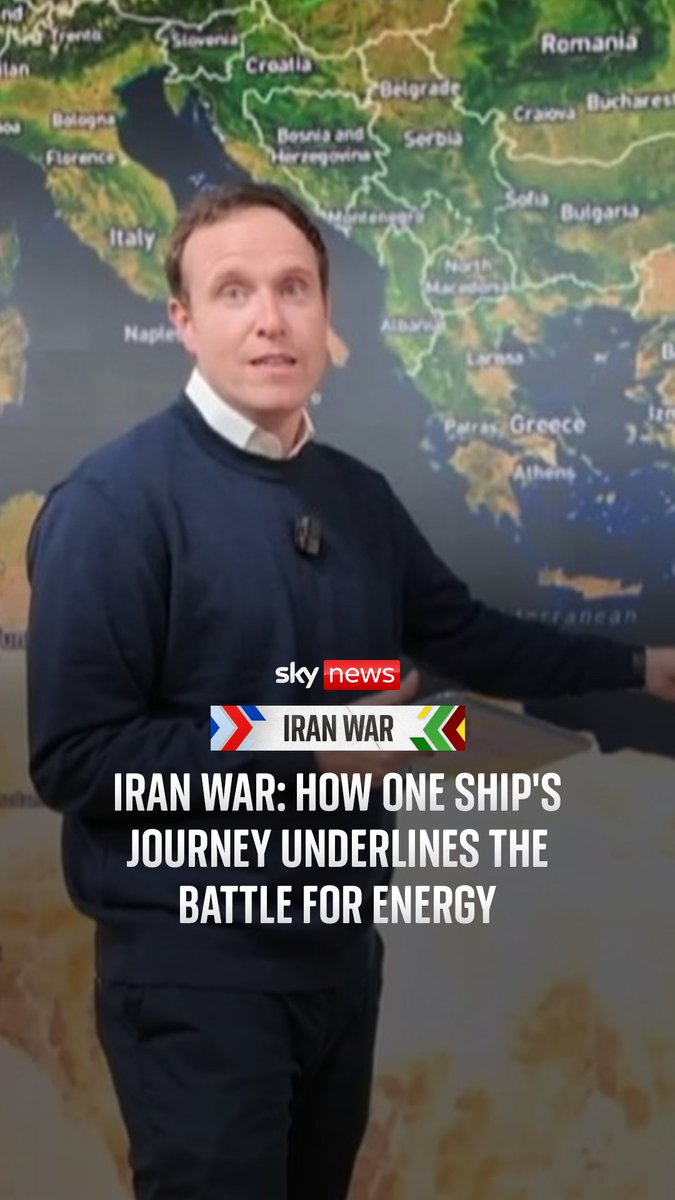The movement of fuel tankers shows how high the demand for energy is in the UK. Sky's economics and data editor Ed Conway looks at how the Iran war has forced the world into a race for energy. Read more Iran coverage on Sky: