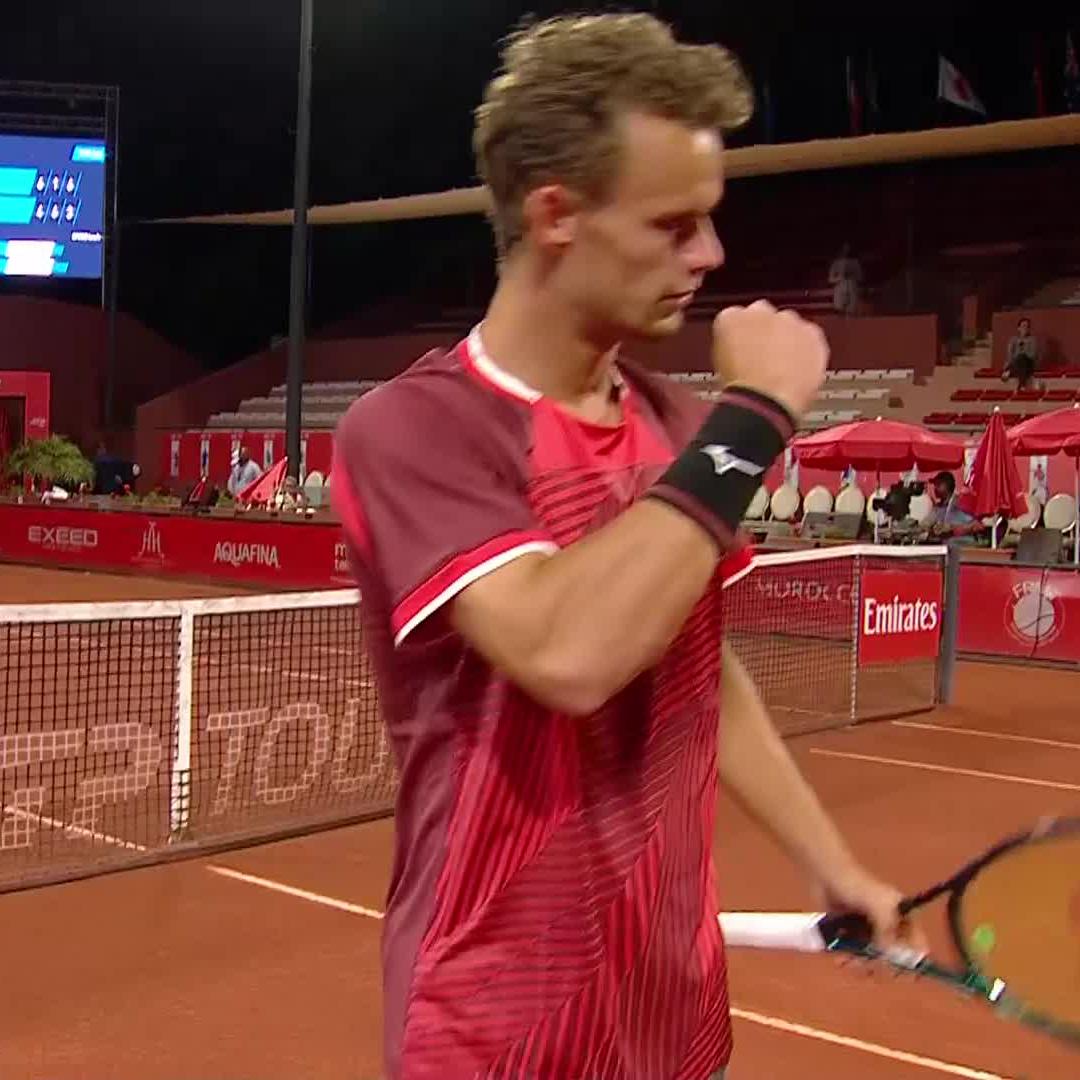First Top 30 win on clay 🙌 Luca Van Assche gets past Griekspoor 6-4 1-6 6-3 to complete the last 8 picture! #GrandPrixHassanII
