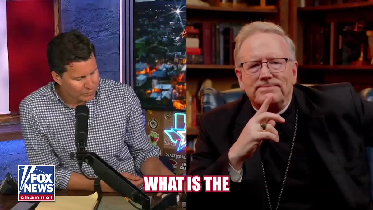 'MORTAL THREAT': Bishop Robert Barron warns Western civilization will collapse if society continues to marginalize God. The Bishop tells The Will Cain Show that the dramatic rise in Americans claiming no religion is a fatal danger to our culture’s foundation. "The more we lose touch with our biblical roots, the more we lose touch with the religious tradition, we’re gonna lose the moorings of our Western culture."