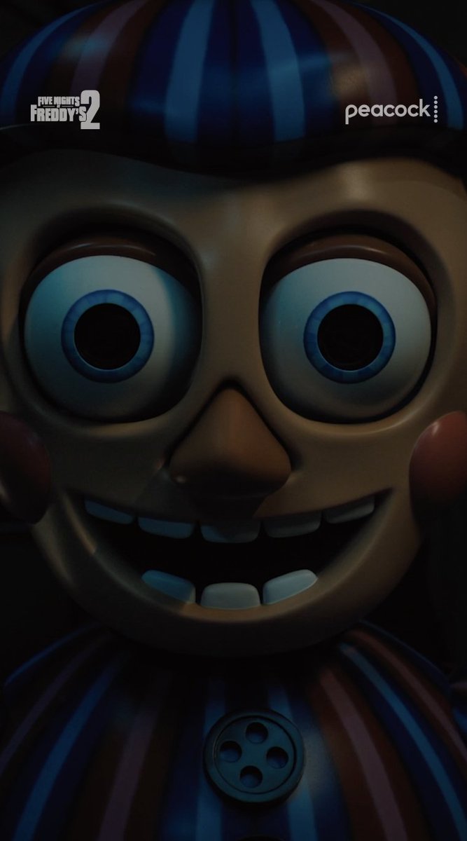 Who wants pizza?! 🍕😏 #FNAF2 arrives April 3 on Peacock.