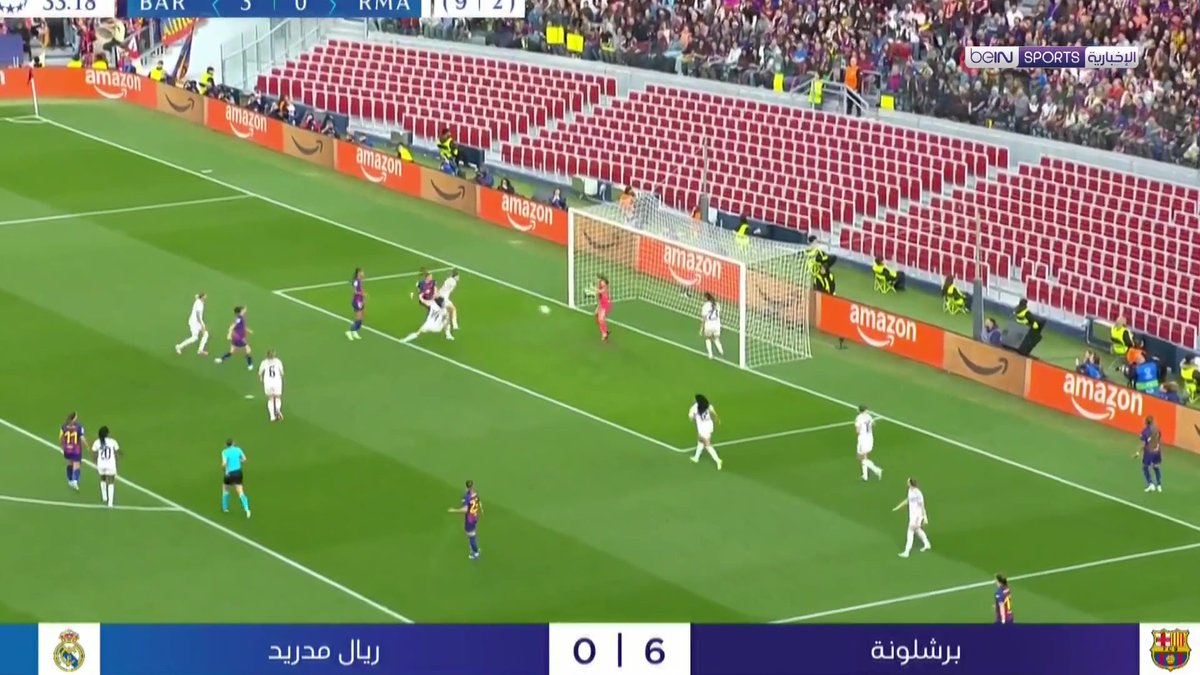 🟣🎥تقرير خاص | جدد برشلونة فوزه بستة أهداف على ريال مدريد هذه المرة دون رد كان ذلك في إياب ربع نهائي دوري أبطال أوروبا للسيدات وأمام حضور جماهيري قياسي بالكامب نو، لتتأهل سيدات البرسا إلى نصف النهائي لملاقاة بايرن ميونخ 🎙️تقرير | ستيفاني سعد Dr Stephany Saad د ستيفاني سعد
