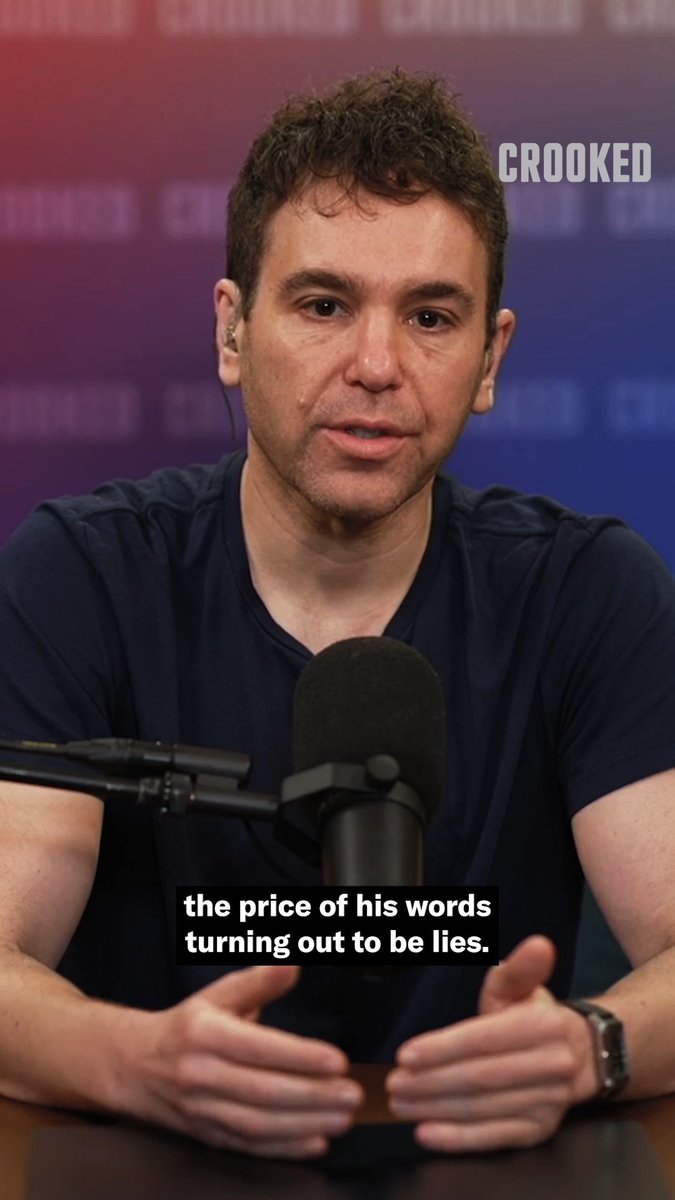 "Trump is a short-term actor, who discounts the price of his words turning out to be lies." - Jon Lovett