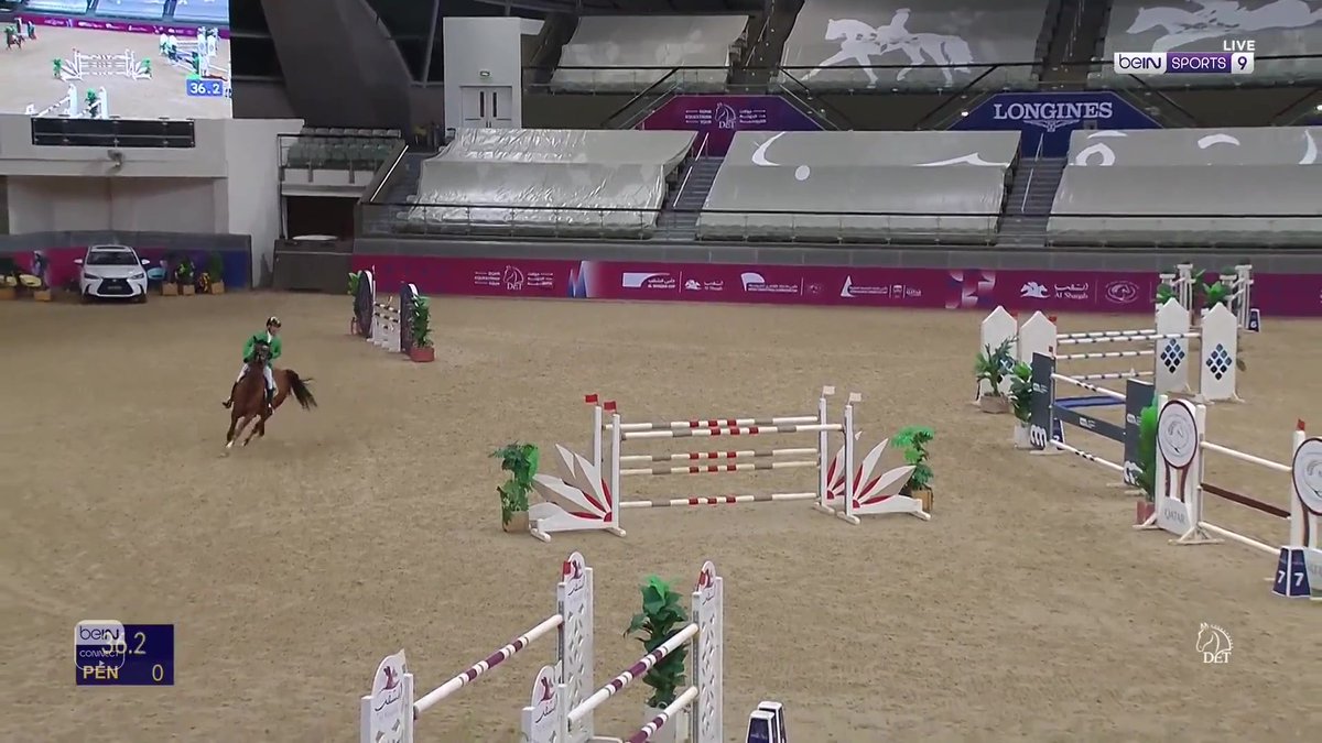 جولات الدوحة 2026 – بطولة الاتحاد القطري للفروسية 🐎 جولة ضد الساعة بلا أخطاء 🥇 الفائزة بالمركز الأول: الفارسة الأمريكية كريستين فاندر فين 🥈 المركز الثاني: الفارس النمساوي غيرفريد بوك 🥉 المركز الثالث: الفارس الأردني نصوح كيالي #الفروسية