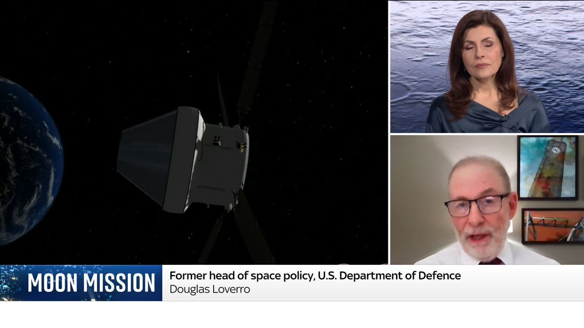 🗣️ "It's a competition in a peacetime pursuit to see who will lead us into the next century." Douglas Loverro, former head of space policy at the U.S. Department of Defence, describes the new space race to build a base on the moon. Barbara Serra |