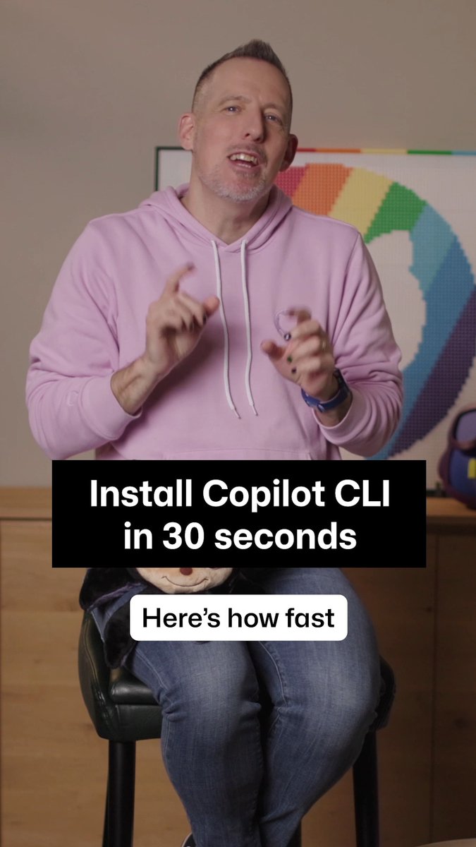 Get GitHub Copilot directly in your terminal. 💻 It takes just seconds to get Copilot CLI running on your machine: 📦 Install via npm, Homebrew, or WinGet 🔐 Authenticate your GitHub account 🚀 Start coding Here's how to set it up. ▶️