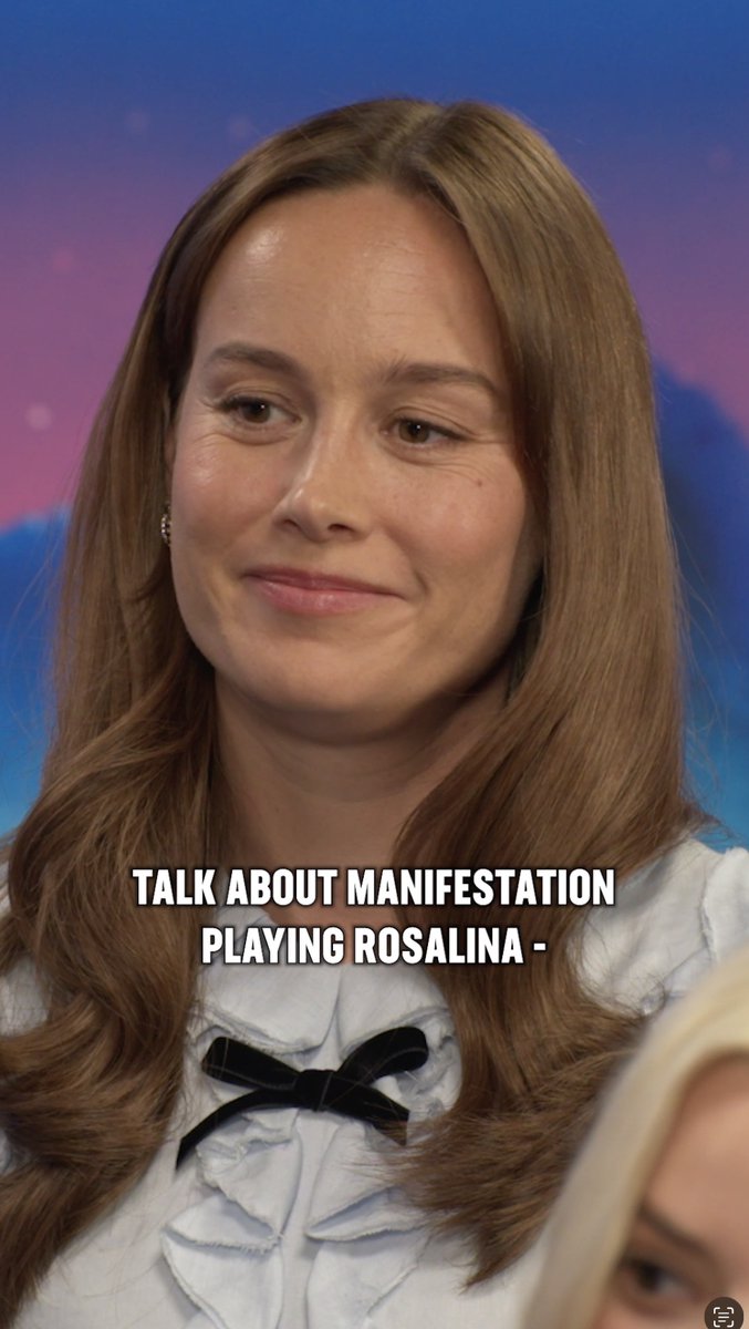 "It's when opportunity meets preparation, you get to be Rosalina." Brie Larson discusses manifesting her role as Rosalina in #TheSuperMarioGalaxyMovie.