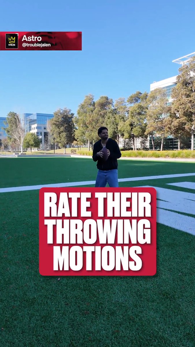 This was their NFL Combine 😤😂 We'll reveal how far everyone threw tomorrow...