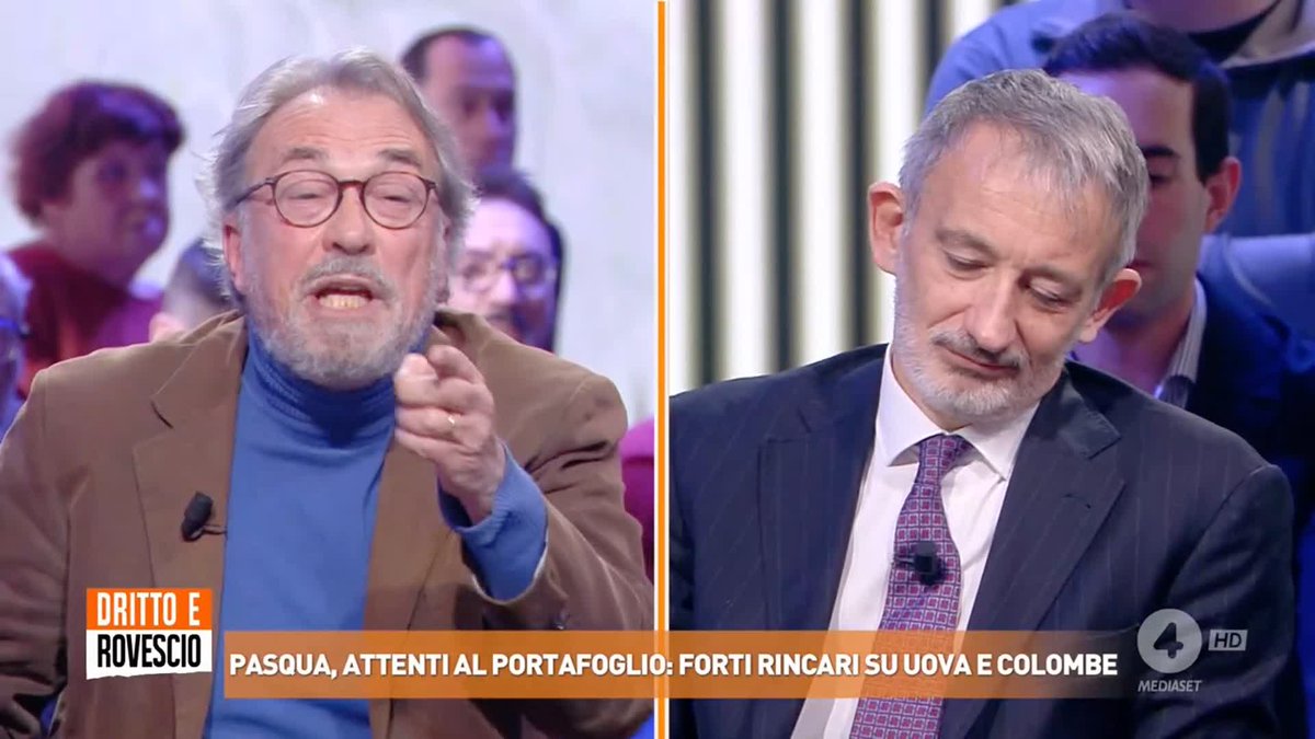 Lei è la trombetta di questo sistema schifoso!" Giorgio Cremaschi (Potere al Popolo) a Pietro Senaldi #drittoerovescio