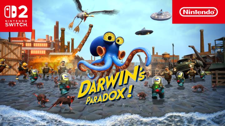 The fate of the world rests in his many arms. 🐙 Darwin’s Paradox! swims onto Nintendo Switch 2 today: