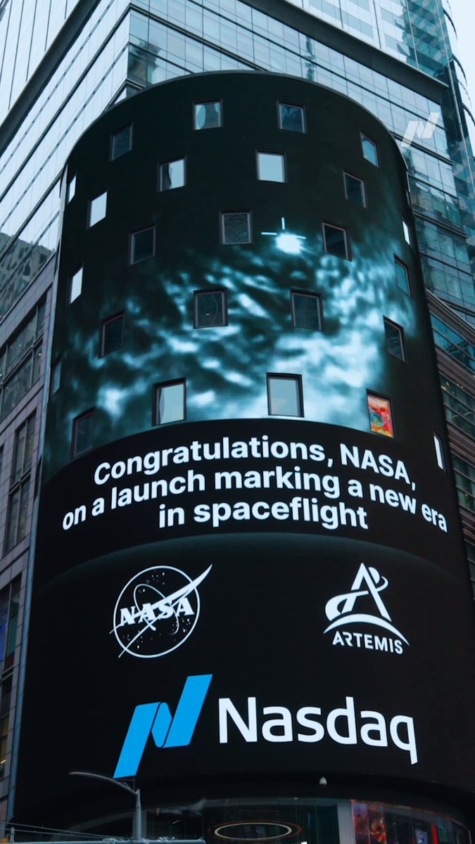 Nasdaq celebrates the successful launch of NASA’s Artemis II mission, marking humanity’s return to the Moon after more than 50 years. During their journey, four astronauts will lay the groundwork for long-term missions to the Moon and crewed exploration on Mars. Congratulations to the NASAArtemis crew for advancing space exploration and the innovators making it possible. Reid Wiseman, Victor Glover, Christina H Koch, Jeremy R. Hansen